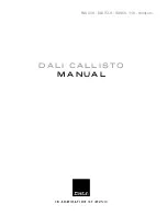 Dali CALLISTO User Manual preview