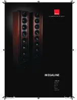 Предварительный просмотр 1 страницы Dali MEGALINE Brochure & Specs