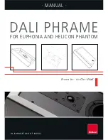 Предварительный просмотр 1 страницы Dali Phrame Owner'S Manual