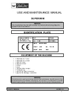 Dalla Corte SUPER MINI Use And Maintenance Manual предпросмотр