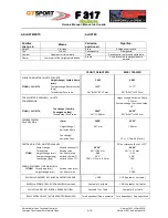 Предварительный просмотр 9 страницы dallara F-312 Owner'S Manual