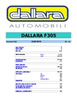 dallara F305 Manual предпросмотр