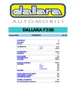 dallara F308 Manual preview