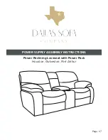 Preview for 1 page of DALLAS SOFA COMPANY Houston Accessories Assembly Instructions
