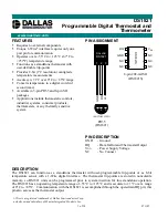 Dallas DS1821 Manual предпросмотр