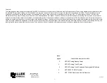 Preview for 1 page of DALLEE ELECTRONICS DCv3 Manual