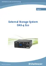 Preview for 1 page of dallmeier DAS-4 Eco Installation And Commissioning Manual