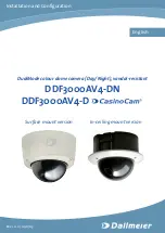 Предварительный просмотр 1 страницы dallmeier DDF3000AV4-DN Installation And Configuration Manual