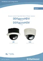 dallmeier DDF4500HDV Series Installation And Configuration Manual предпросмотр