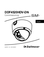 Предварительный просмотр 1 страницы dallmeier DDF4520HDV-DN Commissioning