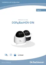 Предварительный просмотр 1 страницы dallmeier DDF4820HDV-DN Installation And Configuration Manual