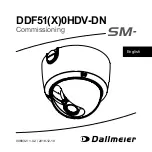 dallmeier DDF51 HDV-DN-SM Series Commissioning предпросмотр