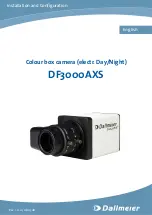 Preview for 1 page of dallmeier DF3000AXS Installation And Configuration Manual