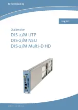 Предварительный просмотр 1 страницы dallmeier DIS-2/M Multi-D HD Commissioning