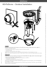 Предварительный просмотр 1 страницы dallmeier HD-FixDome Outdoor Installation