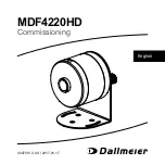 Предварительный просмотр 1 страницы dallmeier MDF4220HD Commissioning