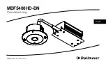 Предварительный просмотр 1 страницы dallmeier MDF5400HD-DN Commissioning Manual