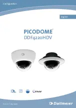 Предварительный просмотр 1 страницы dallmeier Picodome DDF4220HDV Series Configuration Manual