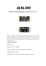 DALRC QOSD Product Instructions preview