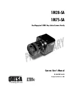 Dalsa 1M75-SA User Manual preview