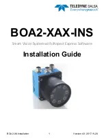 Dalsa BOA2-XAX-INS Installation Manual предпросмотр