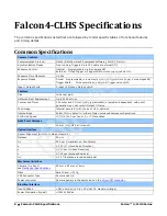 Preview for 10 page of Dalsa Falcon 4-CLHS Series User Manual