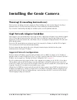 Preview for 21 page of Dalsa Genie HM640 User Manual