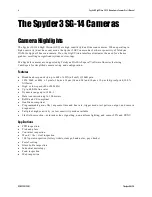 Preview for 6 page of Dalsa GiGE Vision Spyder3 SG-14 User Manual