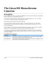 Preview for 6 page of Dalsa Linea HS HL-FM-08K30H-00-R Manual