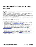 Preview for 16 page of Dalsa Linea SWIR GigE Series User Manual