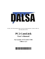 Dalsa PC2-CamLink User Manual предпросмотр