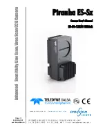 Предварительный просмотр 1 страницы Dalsa Piranha ES-S Series User Manual