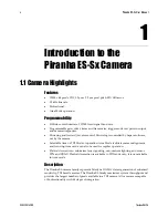 Предварительный просмотр 6 страницы Dalsa Piranha ES-S Series User Manual