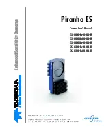 Предварительный просмотр 1 страницы Dalsa Piranha ES Series User Manual