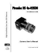 Preview for 1 page of Dalsa Piranha HS 4x-02K30 User Manual