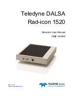 Предварительный просмотр 1 страницы Dalsa Rad-icon 1520 User Manual