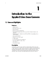 Preview for 5 page of Dalsa Spyder2 S2-1-40 Series User Manual