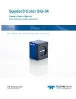 Preview for 1 page of Dalsa Spyder3 SG-34 Series User Manual