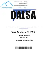 Предварительный просмотр 1 страницы Dalsa X64 Xcelera-CL PX4 User Manual