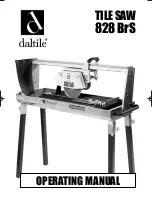 Preview for 1 page of daltile 816 BrS Operating Manual