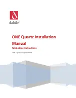 daltile One Quartz Series Installation Manual preview