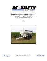 Dalton MOBILITY 1000 Operating And Parts Manual preview