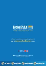 Предварительный просмотр 13 страницы Dam Easy Flood Barriers DME01 Instruction Manual