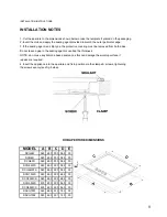 Предварительный просмотр 9 страницы Damani DCG6W User And Installation Instructions Manual