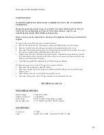 Preview for 13 page of Damani DCG6W User And Installation Instructions Manual