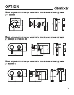 Preview for 3 page of damixa 211000000 Installation Instructions Manual