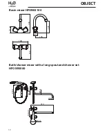 Предварительный просмотр 12 страницы damixa H2O OBJECT HFON00000 Installation Manual