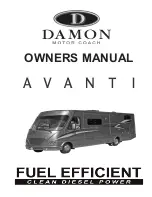 Предварительный просмотр 1 страницы Damon avanti Owner'S Manual