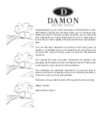 Предварительный просмотр 2 страницы Damon avanti Owner'S Manual