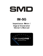 Предварительный просмотр 1 страницы D'Amore engine'ring SMD IM-SG Owner'S Manual